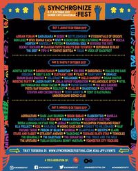 Line up Synchronize Festival 2017.