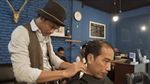 Perbandingan Gaya Rambut Kaesang Pakai Pomade dan Jokowi