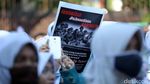Aksi Tolak Kekerasan Rohingya di Kedubes Myanmar