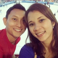 Gading Safitri adalah istri dari pemain bulu tangkis Sony Dwi Kuncoro, ia merupakan pemain bulu tangkis tunggal putra. Foto: Instagram