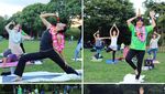Foto: Beer Yoga, Tren Unik Padukan Gerakan Yoga dan Miras
