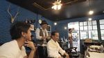 Perbandingan Gaya Rambut Kaesang Pakai Pomade dan Jokowi