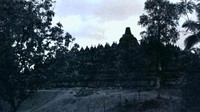 Foto Candi Borobudur tahun 1969. (Istimewa)