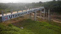 Proyek Bendungan Sindang Heula menelan biaya Rp 472 miliar dengan pola KSO (Kerja sama Operasi) antara PT Hutama Karya dan PT PP Tbk. (Dok. PT PP Tbk)