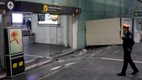 Sejumlah kaca jendela di bandara Mexico City dilaporkan pecah. Getaran gempa ini dilaporkan terasa hingga ke Guatemala, negara tetangga Meksiko. (Foto: REUTERS/Edgard Garrido)