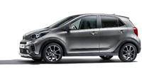 Pelek berukuran 16 inci turut menambah kesan mobil lebih besar. Layaknya mobil-mobil zaman sekarang lampu depan LED dengan DRL pun turut melengkapi Kia Picanto X-Line ini. Foto: KIA