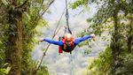 Foto: Flying Fox Terkeren Dunia, Nomor 16 Bikin Semaput