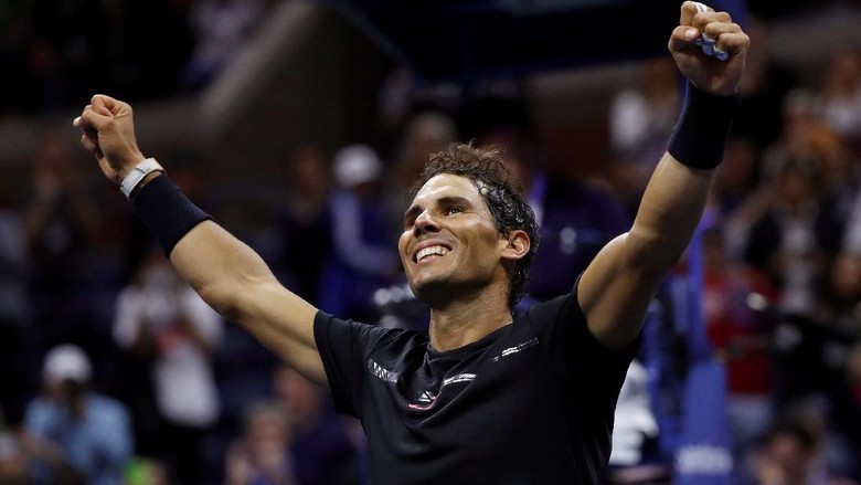 Kalahkan Del Potro, Nadal Masuk Final Kalahkan Del Potro, Nadal Masuk Final