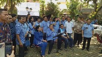 Acara ulang tahun itu dimeriahkan dengan performance SBY bernyanyi lagu bujangan. (Gibran Maulana/detikcom).