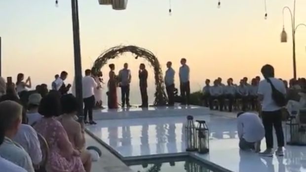 Raisa dan Hamish Daud Gelar Resepsi Romantis di Bali