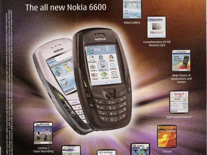 Nokia 6600. Foto: istimewa Nokia 6600. Foto: istimewa