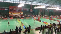 Kompleks GOR Jati yang memiliki luar 29.450 m2 itu dilengkapi berbagai fasilitas seperti 16 lapangan, tribun penonton, sampai area fitness. (Foto: Novita Dewi Salusi/detikSport)
