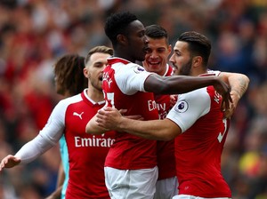 Welbeck-Lacazette Menangkan Arsenal atas Bournemouth