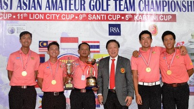 Thailand Sapu Bersih di SEA Amateur Golf Team Championship 2017