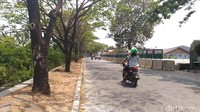 Salah satu ruas jalan yang dilalui Rudianto