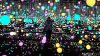 Ada juga seni instalasi karya seniman nyentrik Yayoi Kusama asal Jepang yang Instagramble. Tertarik datang? (Agnes/detikHOT)