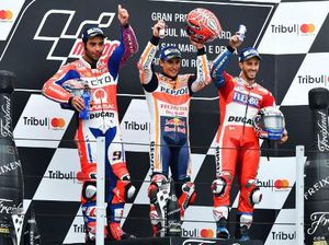 Klasemen MotoGP: Marquez Samai Poin Dovizioso di Puncak Klasemen