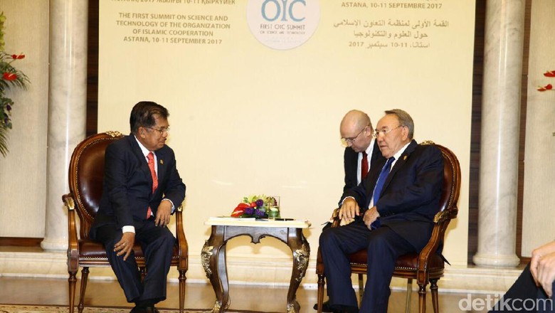 Presiden Kazakhstan Bagi Pengalaman Pindahkan Ibu Kota ke Wapres JK Presiden Kazakhstan Bagi Pengalaman Pindahkan Ibu Kota ke Wapres JK