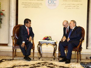 Presiden Kazakhstan Bagi Pengalaman Pindahkan Ibu Kota ke Wapres JK