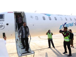 Garuda Indonesia Resmi Mendarat di Bandara Blimbingsari