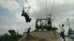 Foto: Flying Fox Sepanjang 625 Meter di Gunungkidul, Berani?