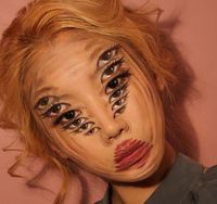 Dengan Makeup dan Cat, Wanita Ini Ciptakan Ilusi yang Bikin Kamu Tercengang