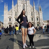 Dengan berat 89 kilogram dan tinggi 206 cm, tubuh Ekaterina tidak hanya menjulang tapi terbilang bongsor. Foto: Instagram