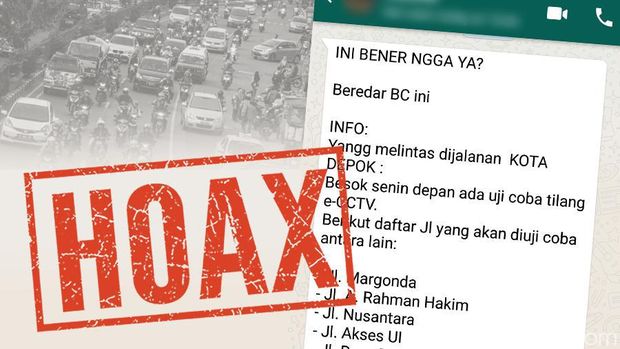 Ada Broadcast Tilang e-CCTV akan Diterapkan di Depok, Benarkah?
