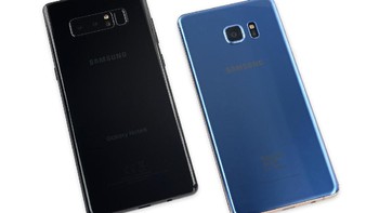 Ini Galaxy Note 8 disandingkan dengan Noote 7 Fan Edition. Foto: ifixit