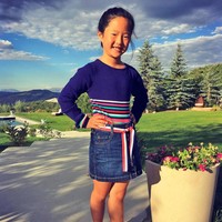 Tak terasa anak dari artis cantik Katherine Heighl dan Josh Kelley ini sudah menginjak usia 8 tahun. Dengan pose yang menggemaskan, Nancy Leigh bersiap untuk masuk sekolah. Foto: Instagram