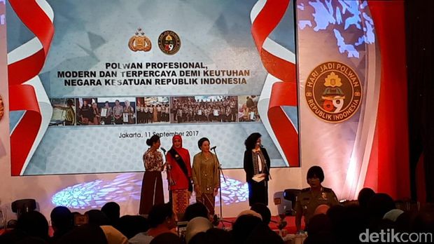 Hadiri HUT Polwan, Menteri Susi: Polisi Wanita Itu Gagah Tapi Manis