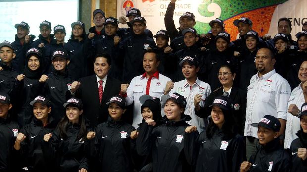 Menpora melepas atlet ke ajang Asian Indoor and Martial Art Games