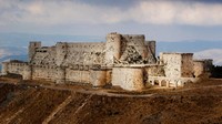 Crac des Chevaliers, Homs Governorate, Syria. Salah satu kastil di abad pertengahan. Kastil ini dibangun oleh Knights Hospitaller Katolik yang menjadi situs Warisan Dunia UNESCO (Dok. CNN Travel)