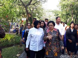 Mega Puji Wali Kota Risma karena Surabaya Asri dan Rimbun