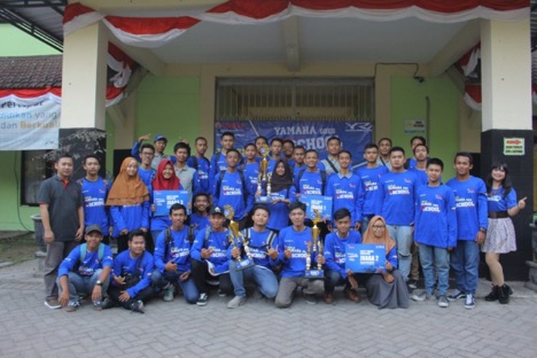 Peserta Yamaha Goes to School (Foto: Yamaha) Peserta Yamaha Goes to School (Foto: Yamaha)