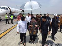 Megawati pernah ditemani Risma dan Bupati Banyuwangi Azwar Anas beberapa waktu lalu.