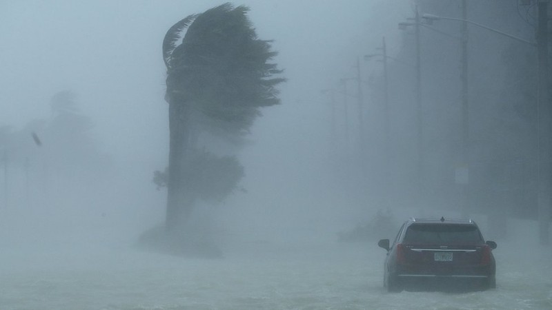 Badai Irma terjang Florida, sebagian Miami terendam banjir