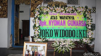 Ini Suasana Duka di Kediaman I Nyoman Gunarsa