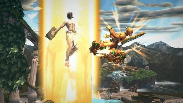 Aksi Yesus melawan Buddha dalam game.