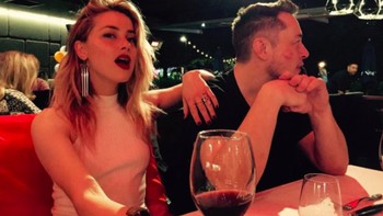 Elon Musk dan Amber Heard sempat berpacaran beberapa bulan setelah sang aktris resmi cerai dari Johnny Depp. Foto: Instagram Amber Heard