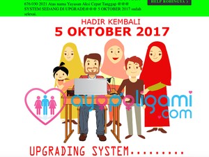 Website dan Aplikasi AyoPoligami Tak Berfungsi