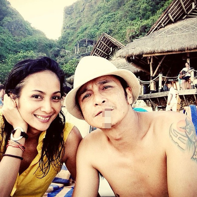 Andi Rif, seorang vokalis band berpenampilan nyentrik menikah dengan pemenang None Jakarta yang bernama Lyla Sisilia. Foto: Instagram