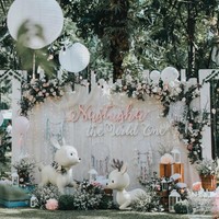 Pesta ulang tahun Nastusha digelar dengan tema garden party.  Foto: Dok. Instagram