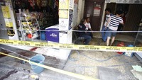 TKP itu kini sudah dipasangi garis polisi.