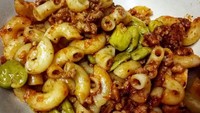 Petai dan pasta? Paduan ini ditunjukkan oleh @jarcuisine. Makaroni elbow rebus, sambal dan irisan petai. Tampak menggoda ya?Foto: Istimewa