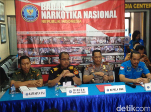 BNN Gagalkan Penyelundupan Sabu 10,39 Kg dan Sita Uang Rp 1,6 M