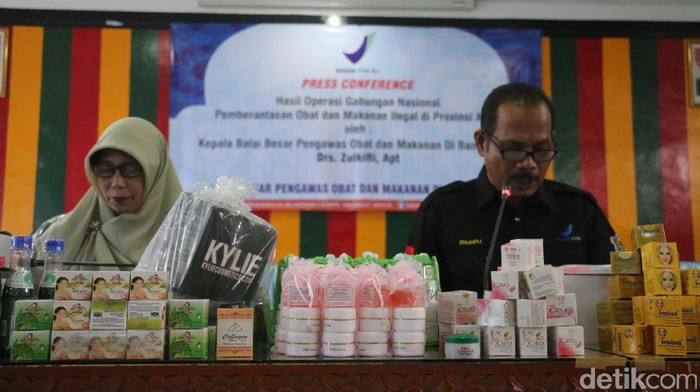 BPOM Aceh Sita Ribuan Kosmetik dan Obat Kuat Ilegal