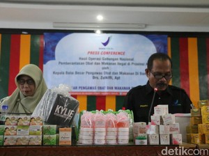 BPOM Aceh Sita Ribuan Kosmetik dan Obat Kuat Ilegal