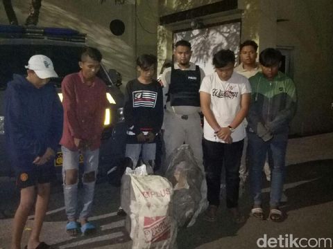 Lima pelaku bajing loncat yang ditangkap masih berumur belasan