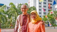 Halimah menikah dengan Mohamed Abdullah tahun 1980 yang merupakan teman kuliahnya (Dok. website halimag.sg)